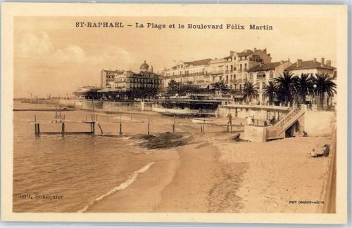 Saint-Raphael Strand Boulevard Felix Martin