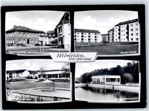 Mörfelden Rathaus Neues Viertel Schwimmbad AKU1