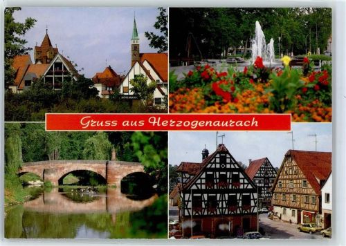 Herzogenaurach Springbrunnen Brücke