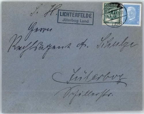 14913 O1700 Jüterbog - Landpoststempel Lichterfelde