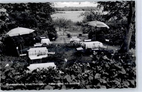 Süsel Cafe Garten mit Seeblick