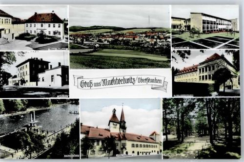 Marktredwitz Schwimmbad Bahnhof Altes Rathaus Neues Rathaus Stadtpark Berufsschule Stadtkrankenhaus