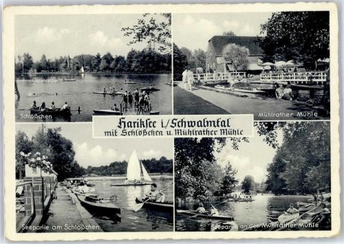 Hariksee Schlösschen Seepartie Mühlrather Mühle