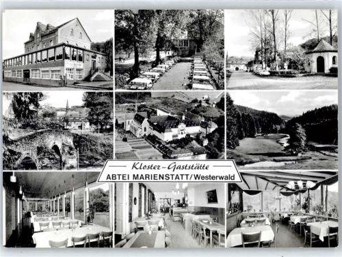 Marienstatt Gasthaus Gartenlokal Kloster