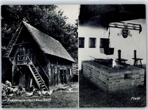 Fallingbostel Hof der Heidmark Treppenspeicher anno 1642 Schmiede