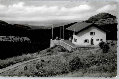 Poppenhausen Enzianhütte Blick auf Milseburg Schloss Bieberstein Ort handschriftlich