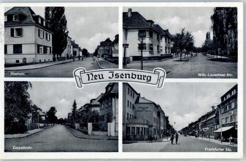 Neu-Isenburg Rheinstrasse Zeppelinstrasse Frankfurter Strasse