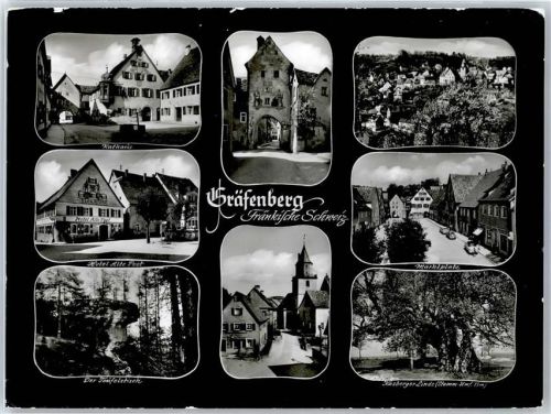 Gräfenberg Rathaus Hotel alte Post Marktplatz