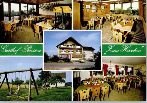 97907 W6981 Hasloch , Main - Gasthaus Pension Zum Hirschen Innenansaicht