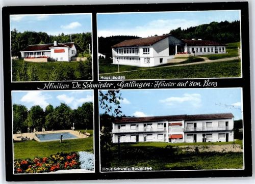 Gailingen Klinik Dr. Schmieder Haus Baden Haus Schweiz Schwimmbad Häuser auf dem Berg Bodensee