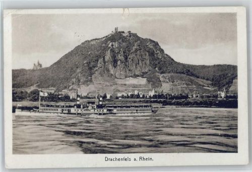 Drachenfels Drachenfels Rhein Dampfschiff