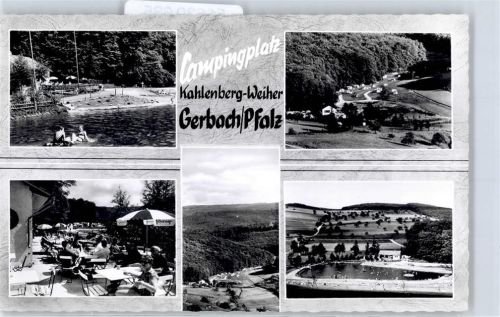 Gerbach Campingplatz Schwimmbad Gasthaus Kahlenberg Weiher