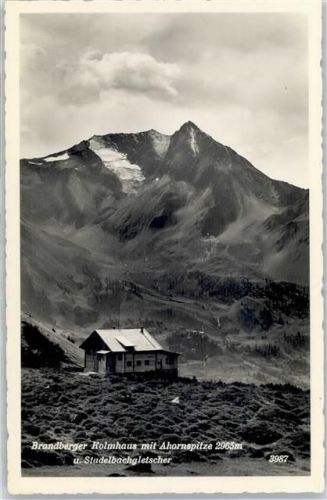 Brandberg Brandberger Kolmhaus Ahornspitze Stadelbachgletscher Hüttenstempel