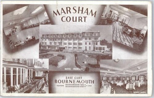 Bournemouth Marsham Court Hotel Frontage