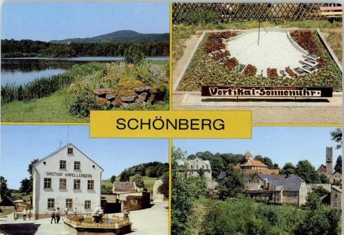 Schönberg Grosser Teich Sonnenuhr Ferienheim Kapellenberg