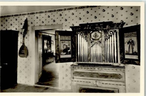 Markneukirchen Städtisches Gewerbemuseum Hausorgel Georg Hammer Schiers 1838