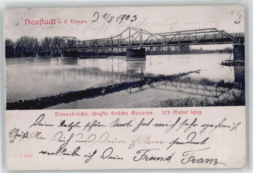 93333 W8425 Neustadt a.d.Donau - Daonaubrücke