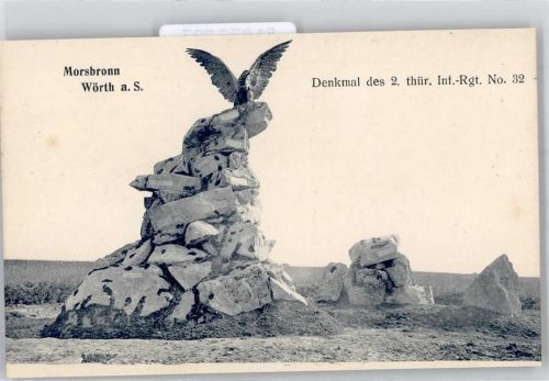 Morsbronn-les-Bains Kriegerdenkmal des 2. thür. Inf.-Rgt. Nr. 32