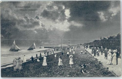 Bremerhaven 1907 Strandpromenade