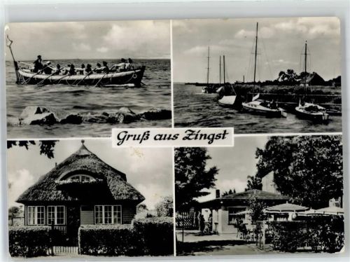 Zingst Strandrettungsboot Segelschiffe