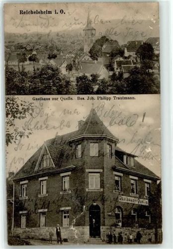 Reichelsheim 1914 Gasthaus zur Quelle