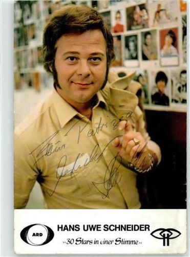 Hans Uwe Schneider Autogramm