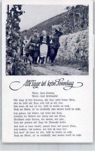 Alle Tage ist kein Sonntag