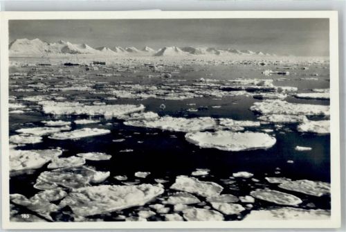 Svalbard Treibeis in der Kingsbay
