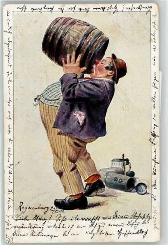 München 1903 Bier Humor