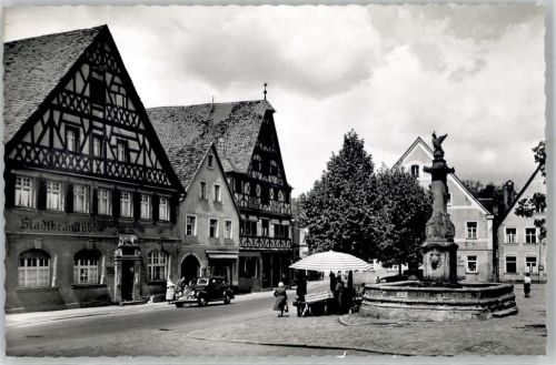 Roth Gasthaus Stadtbräustübl Marktszene Roth