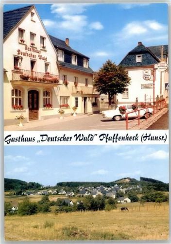 Pfaffenheck Gasthaus Deutscher Wald Geschwister Bildhauer-Klas Auto