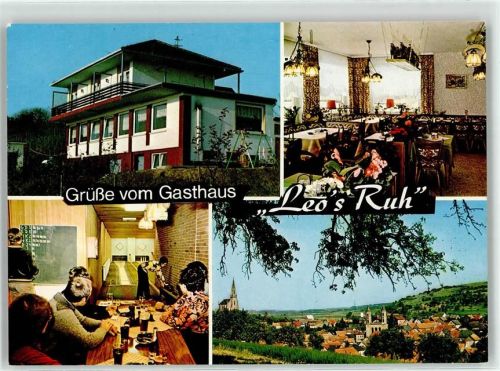 Waldböckelheim Gasthaus Leos Ruh Hans Speh Kegelbahn