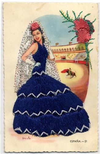 Frau Spanien Stierkampf