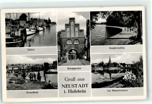 Neustadt Hafen Krempertor Jungfernsteig Binnenwasser Strandbad Kirche