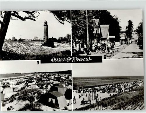 Ostseebad Prerow Leuchtturm Zeltplatz Strand Geschäft