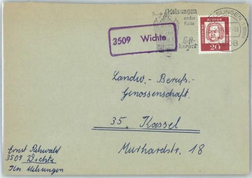 Wichte Landpoststempel