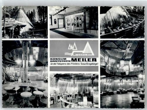 08326 O9414 Sosa - Gasthaus Meiler Talsperre des Friedens