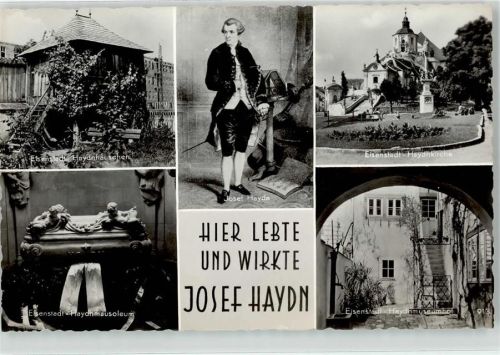 Eisenstadt Josef Haydnhäuschen Haydnkiche Haydnmausoleum Haydnmuseumhof