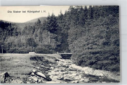 38875 O3703 Elbingerode Harz - Die Sieber bei Königshof