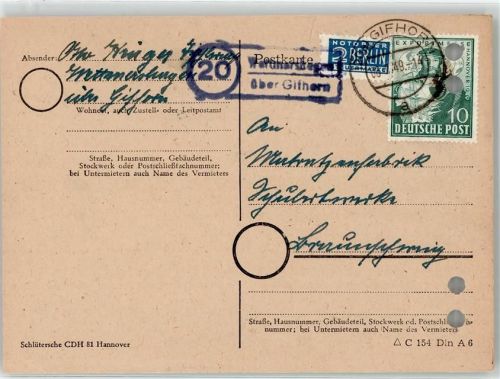 Gifhorn Ort lt. Stempel