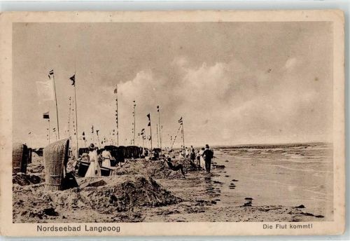 Langeoog Die Flut kommt