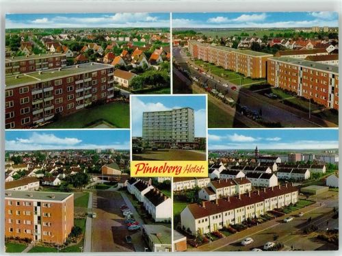 Pinneberg Wohnsiedlung Blick vom Hochhaus Nord