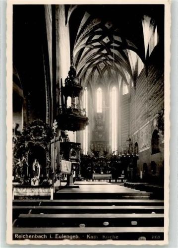 Reichenbach im Eulengebirge Kath. Kirche Innen
