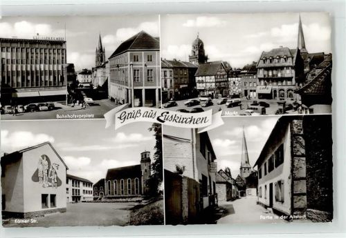 Euskirchen Bahnhofsvorplatz Sparkasse Markt VW Käfer Kölner Straße
