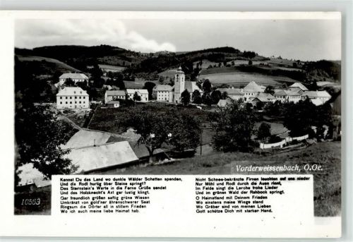Vorderweißenbach Gedicht