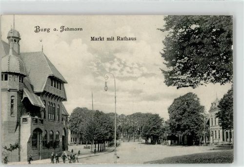 23769 W2448 Burg auf Fehmarn 1909 - Markt Rathaus