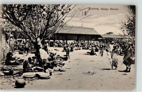 Accra Goldküste Salaga Market Marktszene