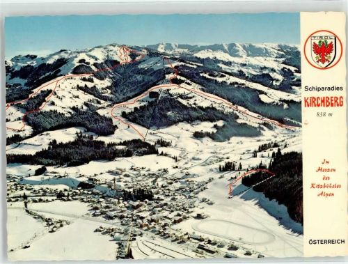 Kirchberg Skiparadies Fliegeraufnahme