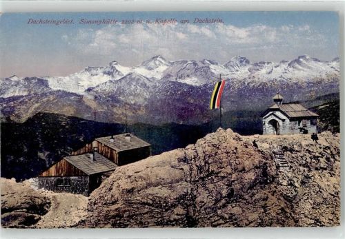 Simonyhütte 1916 Berghütte Dachstein Kapelle