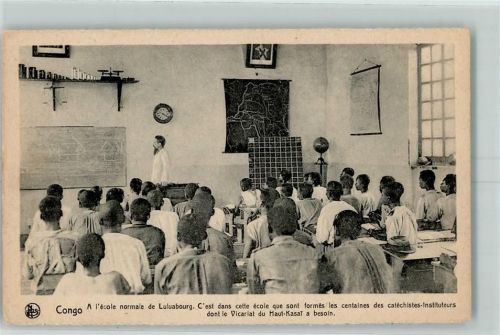 Schule - ecole normale de Luluabourg - Missions de Scheut